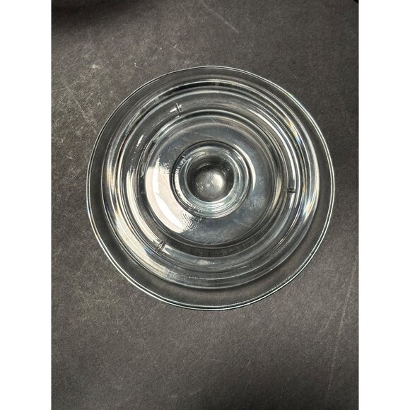 Vintage 1990 Poinsettia & Ribbons Holiday Glass Hurricane Shade Set Christmas - Picture 7 of 7